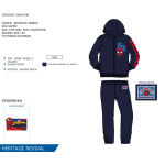 TUTA FELPA SPIDERMAN M  ART.HY10098  TG. 3-8ANNI