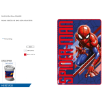 PLAID PILE  SPIDERMAN M   ART.HY46021