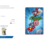 PLAID PILE  AVENGERS M   ART.HY46011