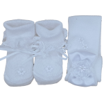 SET FASCETTA E SCARPETTA COTONE CAVEJA  F  ART.COM60