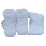 SET FASCETTA E SCARPETTA COTONE CAVEJA  F  ART.COM67