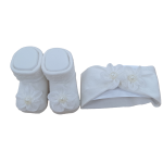 FASCETTA E SCARPETTA  COTONE MAFER F  ART.WSE8790