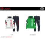 TUTA FELPA COTONE ZIP CAPP. UMBRO  M  ART.8235T00034  TG.8-14ANNI