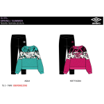 TUTA FELPA COTONE GIRO  UMBRO  F  ART.8265T00002  TG.3-7ANNI