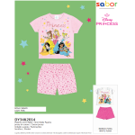 PIGIAMA MEZZA MANICA COTONE  PRINCESS  F  DY34K2014  TG.12-30MESI