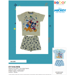 PIGIAMA MEZZA MANICA COTONE  MICKEY M   DY34K2006  TG.12-30MESI