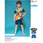 PIGIAMA MEZZA MANICA  COTONE  MICKEY  M DY40Z5519  TG.3/4-9/10ANNI