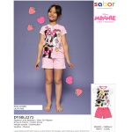 PIGIAMA MEZZA MANICA  COTONE  MINNIE  F  DY50L2271  TG.3/4-9/10ANNI