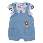 PAGLIACCETTO  JEANS 2PZ  TANDEM F  ART.TX2636   TG.1-6MESI