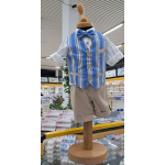 COMPLETO GILET  4PZ ELEGANTE   M ART.24115  TG.3-6MESI