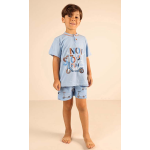 PIGIAMA MEZZA MANICA   COTONE  GARY  M  ART.Z35081  TG.8-10ANNI