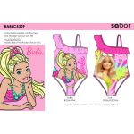 COSTUME INTERO  MARE  BARBIE F  ART.BA86C5309   TG.3/4-9/10ANNI