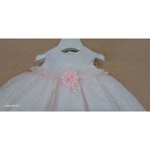 VESTINA BATTESIMO  PAMAR BABY  F ART.2587   TG.6-24MESI