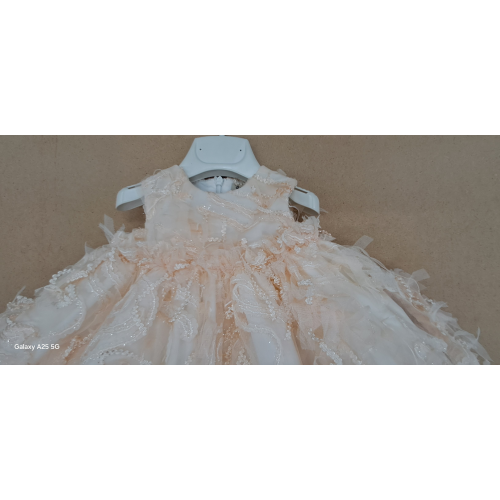 VESTINA BATTESIMO  PAMAR BABY  F ART.2586   TG.6-24MESI