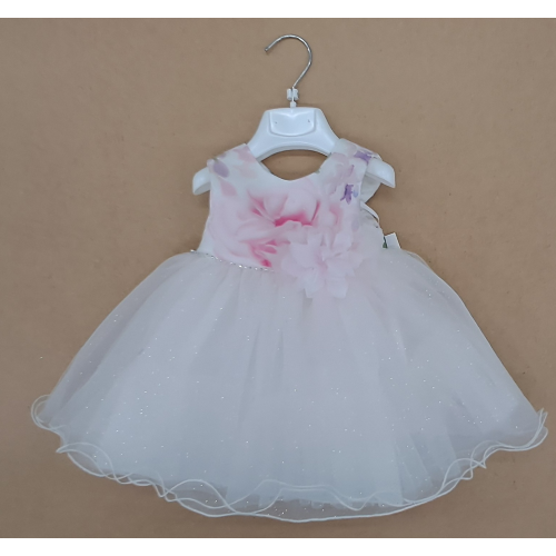 VESTINA BATTESIMO  PAMAR BABY  F ART.2585   TG.6-24MESI