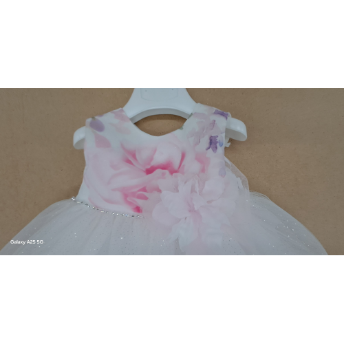 VESTINA BATTESIMO  PAMAR BABY  F ART.2585   TG.6-24MESI