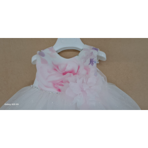 VESTINA BATTESIMO  PAMAR BABY  F ART.2585   TG.6-24MESI