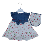 VESTINA MM CON BANDANA  MINI KISS  F ART.4737  TG.12--30MESI