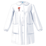 GREMBIULE ASILO SIGGI F ART.33GR4175BIANCO  TG.2-7ANNI