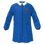GREMBIULE SCUOLA ZIP  SIGGI M   ART.33GR4247BLU  TG.6-15ANNI