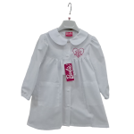 GREMBIULE ASILO BARBIE  F ART.G101B BIANCO  TG.2-7ANNI