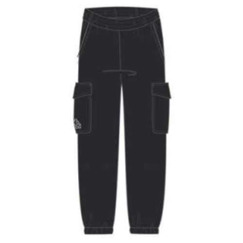 PANTALONE FELPA COTONE TASCONI  KAPPA M 80B5PF0128K  3-7ANNI