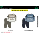 TUTA FELPA COTONE GIRO  KAPPA BACK TO SCHOOL  M  ART.8091T0005  TG.3/6-9/12MESI