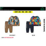 TUTA FELPA COTONE GIRO  KAPPA BACK TO SCHOOL  M  ART.8071T0034  TG.12-30MESI