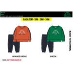 TUTA FELPA COTONE GIRO  KAPPA BACK TO SCHOOL  M  ART.8071T0029  TG.12-30MESI