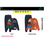 TUTA FELPA COTONE GIRO  KAPPA BACK TO SCHOOL  M  ART.80B1T0026B  TG.3-7ANNI