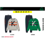 TUTA FELPA COTONE GIRO  KAPPA BACK TO SCHOOL  M  ART.80B1T0024B  TG.3-7ANNI