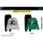 TUTA FELPA COTONE GIRO  KAPPA BACK TO SCHOOL  M  ART.80B1T0024R  TG.8-14ANNI