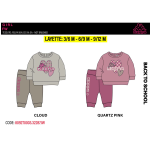 TUTA FELPA COTONE GIRO  KAPPA BACK TO SCHOOL  F  ART.8092T0003  TG.3/6-9/12MESI