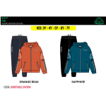 TUTA FELPA ZIP CAPPUCCIO  KAPPA  M  ART.80B1T0062B  TG.3-7ANNI