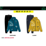 TUTA FELPA ZIP  KAPPA  M  ART.80B1T0069B  TG.3-7ANNI