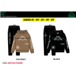 TUTA FELPA  CAPPUCCIO  KAPPA  M  ART.80B1T0057R  TG.8-14ANNI