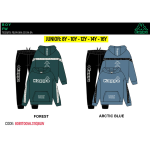 TUTA FELPA  CAPPUCCIO  KAPPA  M  ART.80B1T0056R  TG.8-14ANNI