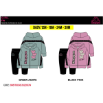 TUTA FELPA ZIP CAPPUCCIO  KAPPA   F  ART.8081T0038  TG.12-30MESI