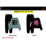 TUTA FELPA GIRO  KAPPA  F  ART.80G1T0058R  TG.8-14ANNI