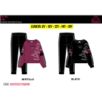 TUTA FELPA GIRO  KAPPA  F  ART.80G1T0057R  TG.8-14ANNI