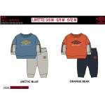 TUTA FELPA  GIRO  UMBRO  M  ART.8291T0003  TG.3/6-9/12MESI