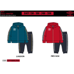 TUTA FELPA  ZIP CAPPUCCIO  UMBRO   M  ART.8271T0009  TG.12-30MESI