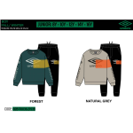 TUTA FELPA  GIRO  UMBRO  M  ART.82B1T0036R  TG.8-14ANNI