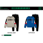 TUTA FELPA  GIRO  UMBRO  M  ART.82B1T0040R  TG.8-14ANNI