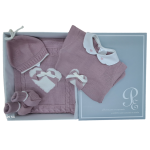 SET CORREDINO  LANA 3PZ  PRIME EMOZIONI F  ART.2101A  TG.1/3MESI