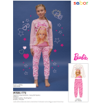 PIGIAMA ML  CALDO COTONE  BARBIE  F  MT50L1772  TG.3/4-9/10ANNI