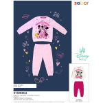 PIGIAMA ML  CALDO COTONE  MINNIE  F  DY32K2056  TG.12-30MESI