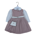 VESTINA  ML + BORSA   CIAO BIMBA F ART.701  TG.12-30MESI