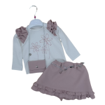 COMPLETO ML + BORSA   CIAO BIMBA F ART.706  TG.12-30MESI