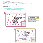 TOVAGLIETTA ASILO MINNIE  DISNEY F ART.BX2009